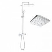 Душова стійка для душа Grohe Tempesta Cosmopolitan 250 Cube з термостатом настінний хром 26689000