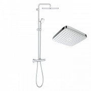 Душова стійка для душа Grohe Tempesta Cosmopolitan 250 Cube з термостатом настінний хром 26689000