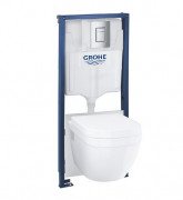 Система інсталяції Grohe Rapid SL з підвісним унітазом і сидінням UA39538CB0