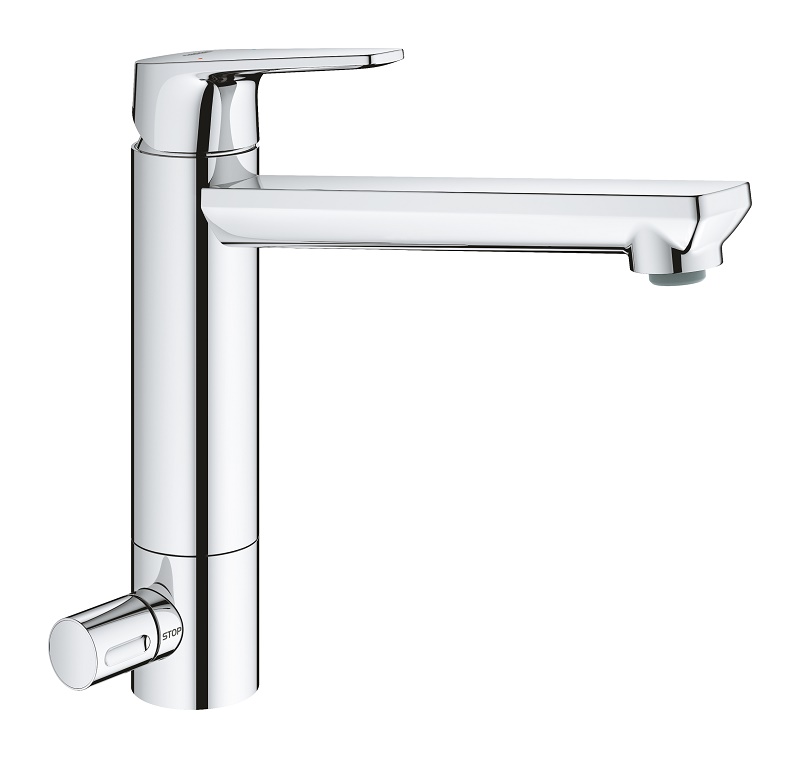 Змішувач для кухні Grohe BauEdge одноважільний хром 31696000
