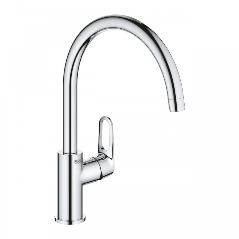 Змішувач для кухні Grohe BauFlow одноважільний хром 31538001