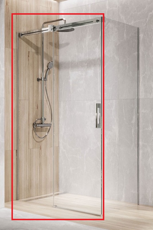 Душові двері Radaway Espera Pro KDJ 100 лівобічні хром/прозоре скло 10090100-01-01L+10092100-01-01L