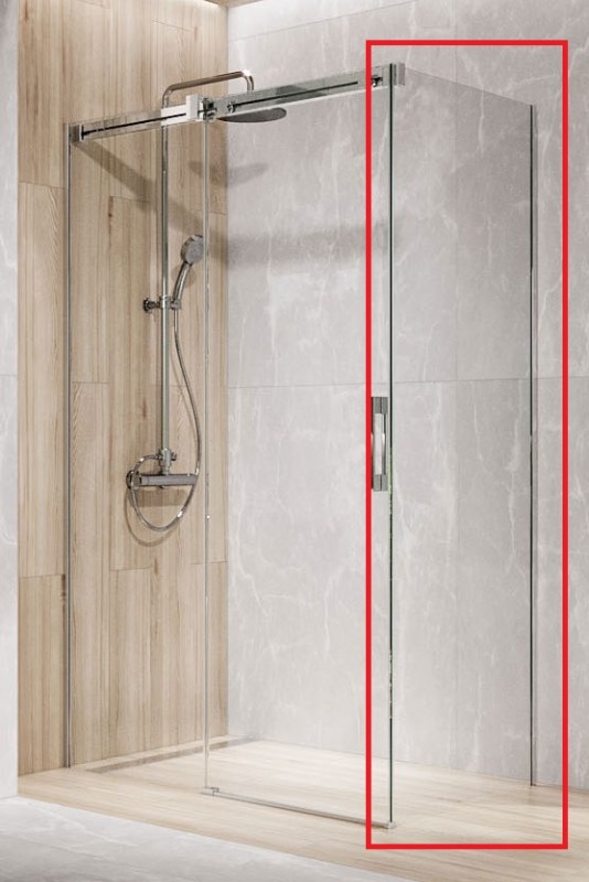 Стенка душевая Radaway Espera Pro KDJ S1 100 см хром/прозрачное стекло 10093100-01-01