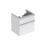 Тумба для раковины Geberit iCon с двумя выдвижными ящиками ДСП белый/матовое покрытие 841360000