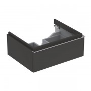 Тумба для раковины Geberit iCon с одним выдвижным ящиком ДСП лава/матовое покрытие 841261000