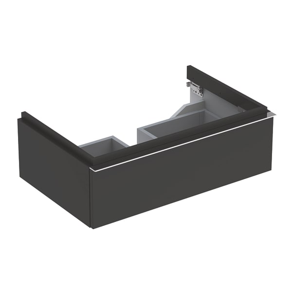 Тумба для раковины Geberit iCon с одним выдвижным ящиком ДСП лава/матовое покрытие 841276000