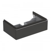 Тумба для раковины Geberit iCon с одним выдвижным ящиком ДСП лава/матовое покрытие 841276000