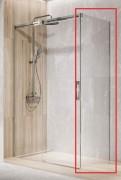 Стінка душова Radaway Espera Pro KDJ S1 100 см хром/прозоре скло 10093100-01-01