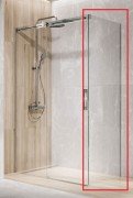 Стінка душова Radaway Espera Pro KDJ S1 100 см хром/прозоре скло 10093100-01-01