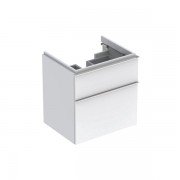Тумба для раковини Geberit iCon з двома висувними ящиками ДСП білий/високоглянцеве покриття 840360000