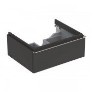 Тумба для раковины Geberit iCon с одним выдвижным ящиком ДСП лава/матовое покрытие 841261000