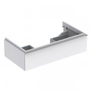 Тумба для раковины Geberit iCon с одним выдвижным ящиком ДСП белый/высокоглянцевое покрытие 840290000