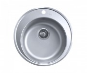 Мийка для кухні Teka Centroval 45 Ø51 см нержавіюча сталь матова 10111016