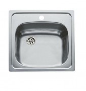 Мойка для кухни Teka Universal 465.465 1B 46.5х46.5 см нержавеющая сталь матовая 40109613