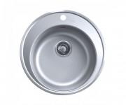 Мийка для кухні Teka Centroval 45 Ø51 см нержавіюча сталь матова 10111016