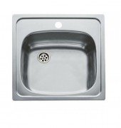 Мойка для кухни Teka Universal 465.465 1B 46.5х46.5 см нержавеющая сталь матовая 40109613