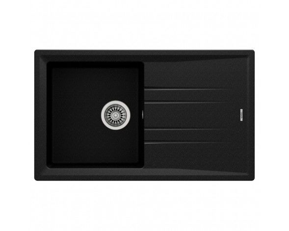 Мийка для кухні Teka Stone 50 B-TG 1B 1D 86х51 см врізна теграніт чорний металік 115330017