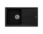 Мийка для кухні Teka Stone 50 B-TG 1B 1D 86х51 см врізна теграніт чорний металік 115330017