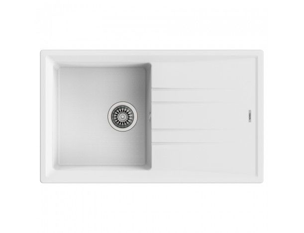 Мийка для кухні Teka Stone 50 B-TG 1B 1D 86х51 см врізна теграніт білий 115330019