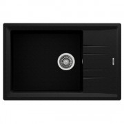 Мийка для кухні Teka Stone 60 S-TG 1B 1D 78х51 см врізна теграніт чорний металік 115330031
