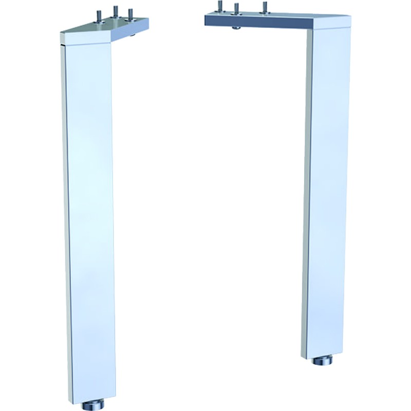 Комплект ніжок Geberit Acanto 2 шт для шафки під раковину глянцевий хром 500.657.00.2