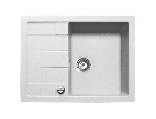 Мойка для кухни Teka Astral 45 B-TG 65х50 см врезная тегранит белый 40143510