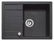 Мийка для кухні Teka Astral 45 B-TG 65х50 см врізна теграніт чорний металік 40143518