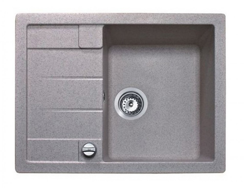 Мийка для кухні Teka Astral 45 B-TG 65х50 см врізна теграніт сірий металік 40143582