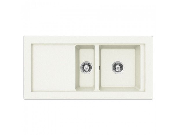 Мойка для кухни Teka Aura 60b Tg 106х52.5 см тегранит белый 40143068