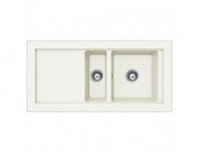 Мойка для кухни Teka Aura 60b Tg 106х52.5 см тегранит белый 40143068