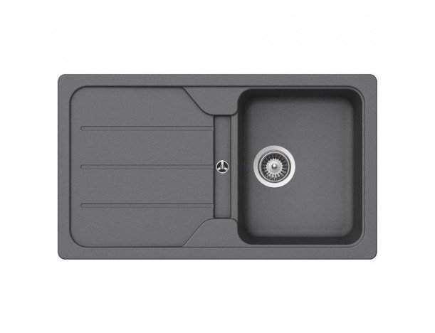 Мойка для кухни Teka Simpla 45-B TG 86х50 см врезная тегранит серый металлик 40144515