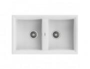 Мийка для кухні Teka Stone 90 B-TG 2B 86х51 см врізна теграніт білий 115260005