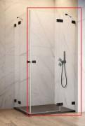 Душові двері Radaway Essenza Pro Black KDD 90 правосторонні чорний/прозоре скло 10096090-54-01R