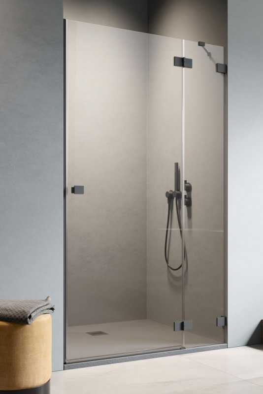 Душевые двери Radaway Essenza Pro Black DWJ 110 правосторонние черный/прозрачное стекло 10099110-54-01R