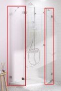 Комплект боковых стенок Radaway Essenza Pro PTJ 80Zх80S хром/прозрачное стекло 10100100-01-01