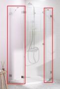 Комплект бічних стінок Radaway Essenza Pro PTJ 80Zх100S хромпрозоре скло 10100500-01-01