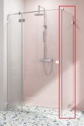 Стінка душова Radaway Essenza Pro KDJ S1 90 см хром/прозоре скло 10098090-01-01