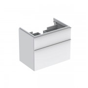 Тумба для раковины Geberit iCon с двумя выдвижными ящиками ДСП белый/матовое покрытие 841375000