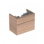 Тумба для раковини Geberit iCon з двома висувними ящиками ДСП натуральний дуб/меламін деревна структура 841377000