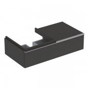 Тумба для раковини Geberit iCon з одним висувним ящиком і полицею ДСП лава/матове покриття 841491000