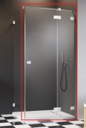 Душові двері Radaway Essenza Pro White KDJ 100 правосторонні білий/прозоре скло 10097100-04-01R