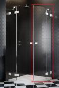 Душові двері Radaway Essenza Pro White PDD 80 правосторонні білий/прозоре скло 10095080-04-01R