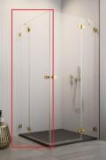 Душові двері Radaway Essenza Pro Gold KDD 90 лівобічні золото/прозоре скло 10096090-09-01L
