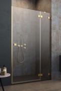 Душові двері Radaway Essenza Pro Gold DWJ 100 правосторонні золото/прозоре скло 10099100-09-01R