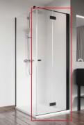Душевые двери Radaway Nes Black KDJ B 90 правосторонние черный/прозрачное стекло 10025090-54-01R