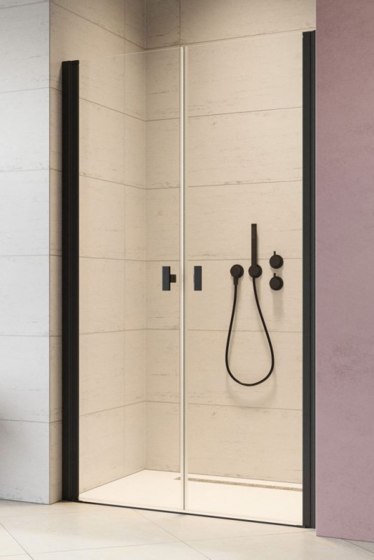 Душові двері Radaway Nes Black DWD I 70 чорний/прозоре скло 10027070-54-01