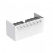 Тумба для раковины Geberit myDay с одним выдвижным ящиком ДСП/МДФ белый/высокоглянцевое покрытие 824100000