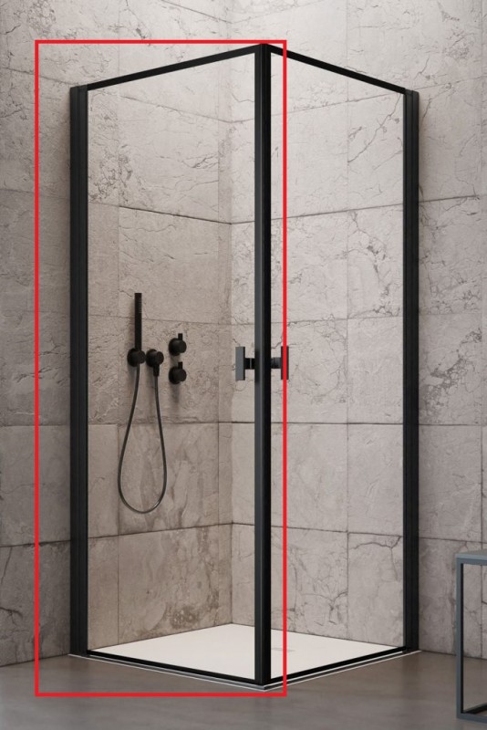 Душові двері Radaway Nes Black KDD I Frame 90 лівобічні чорний/скло Frame 10021090-54-56L