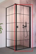 Душові двері Radaway Nes Black KDJ I Factory 100 правосторонні чорний/скло Factory 10022100-54-55R
