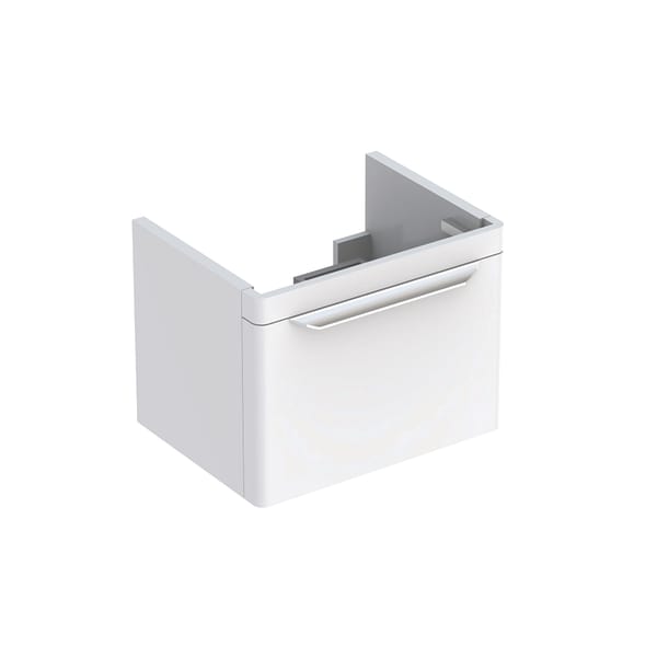 Тумба для раковини Geberit myDay з одним висувним ящиком ДСП/МДФ білий/високоглянцеве покриття Y824065000